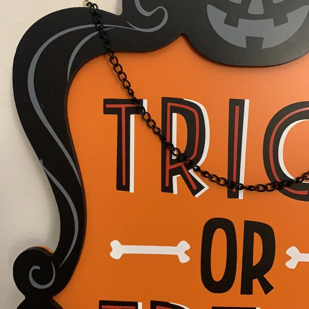Halloween Target Wood Wall and or Door Hanging Decorations. Brand New.